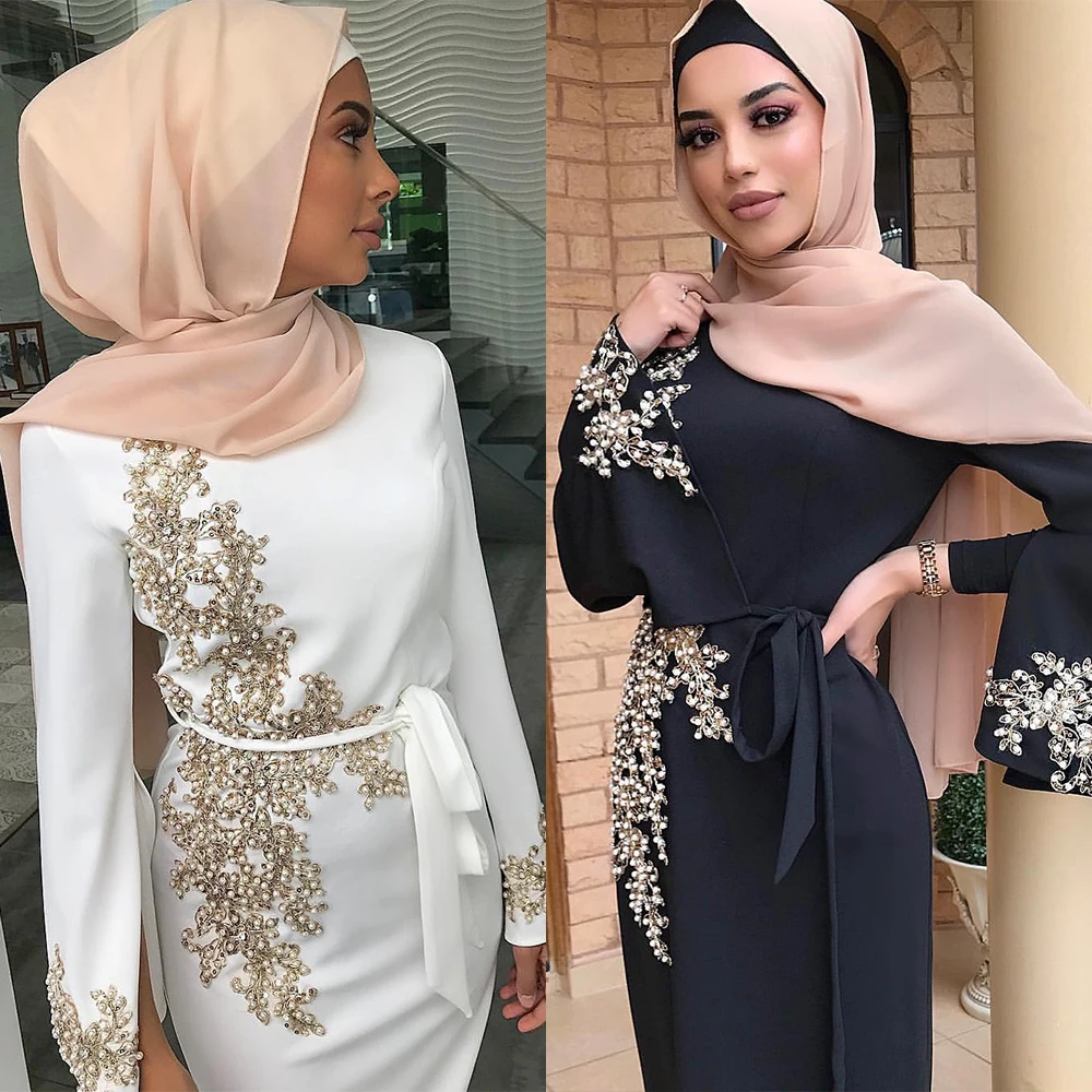 Абая(Бангладеш) Дубайский мусульманский abaya платье для женщин djelaba femme платье хиджаб вечерние платья Турецкая Марокканская кафтан