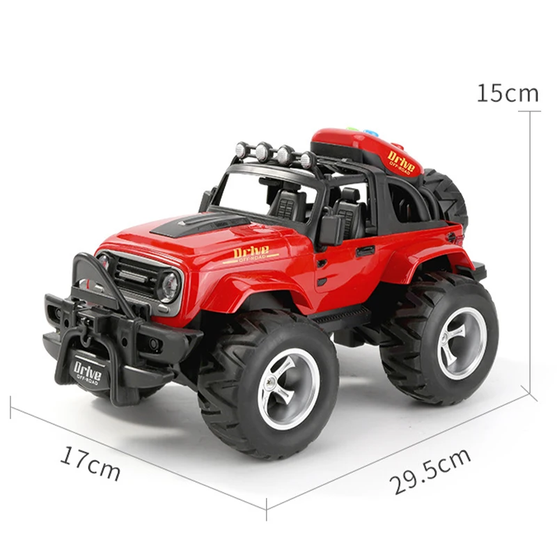 

Children Car Toy Simulation Oversized Off-road Vehicle Model Inertial Sound Light Story Early Education Puzzle Boy Girl Toy Gift