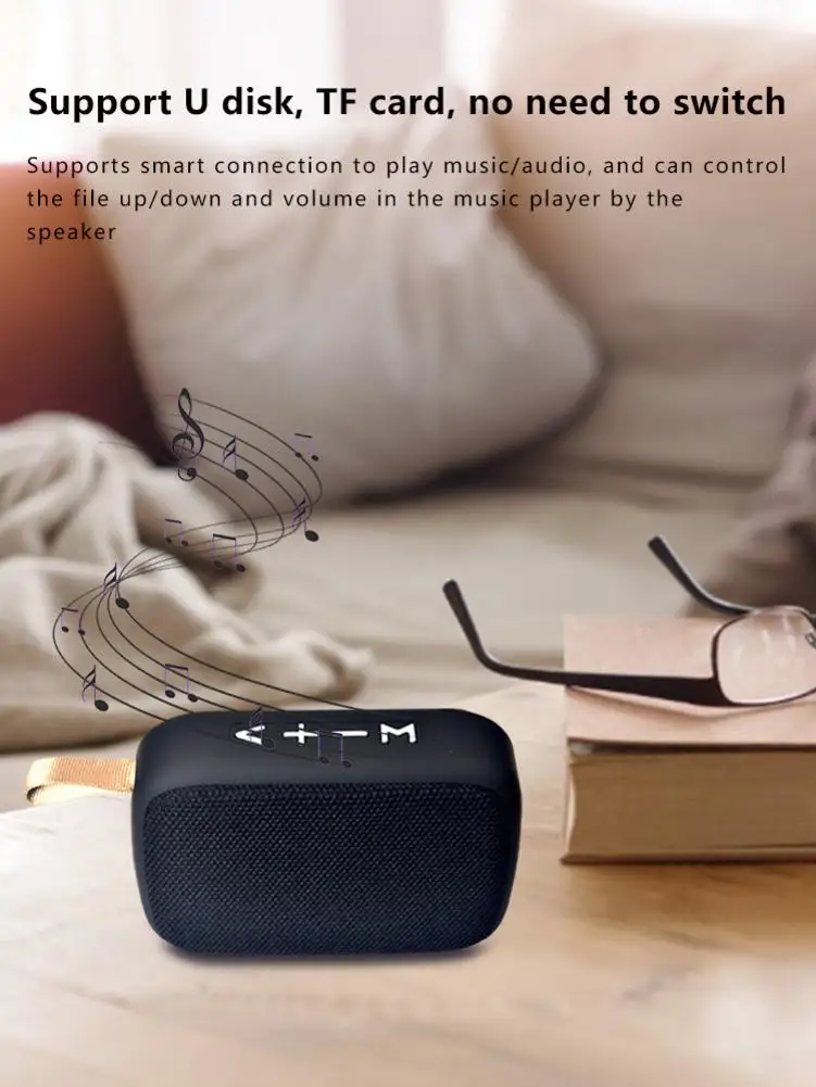 Портативные Bluetooth-колонки Беспроводная мини-колонка с микрофоном для звонков