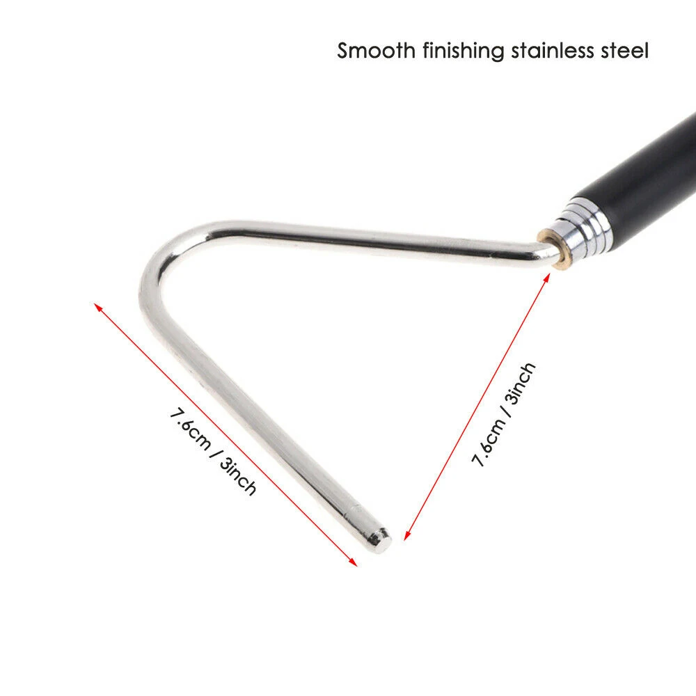 

Telescopic Reptile Snake Hook Catcher Stick Pocket Collapsible Tong Stainless Steel Reptile Catcher Handle Tool
