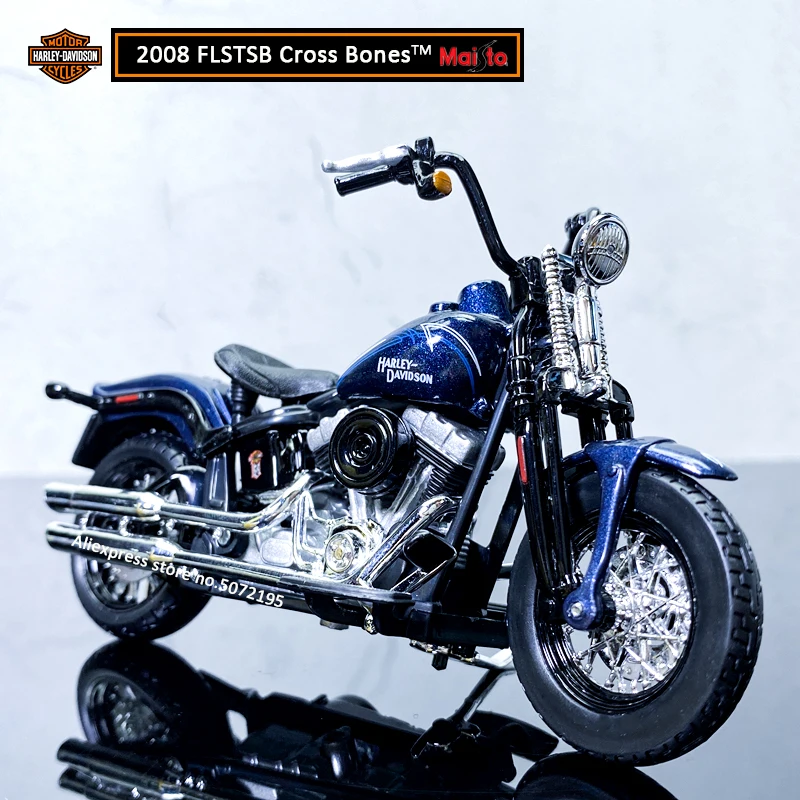 Maisto НОВЫЙ 1:18 HARLEY DAVIDSON 2008 FLSTSB крест сплава литья под давлением модель мотоцикла