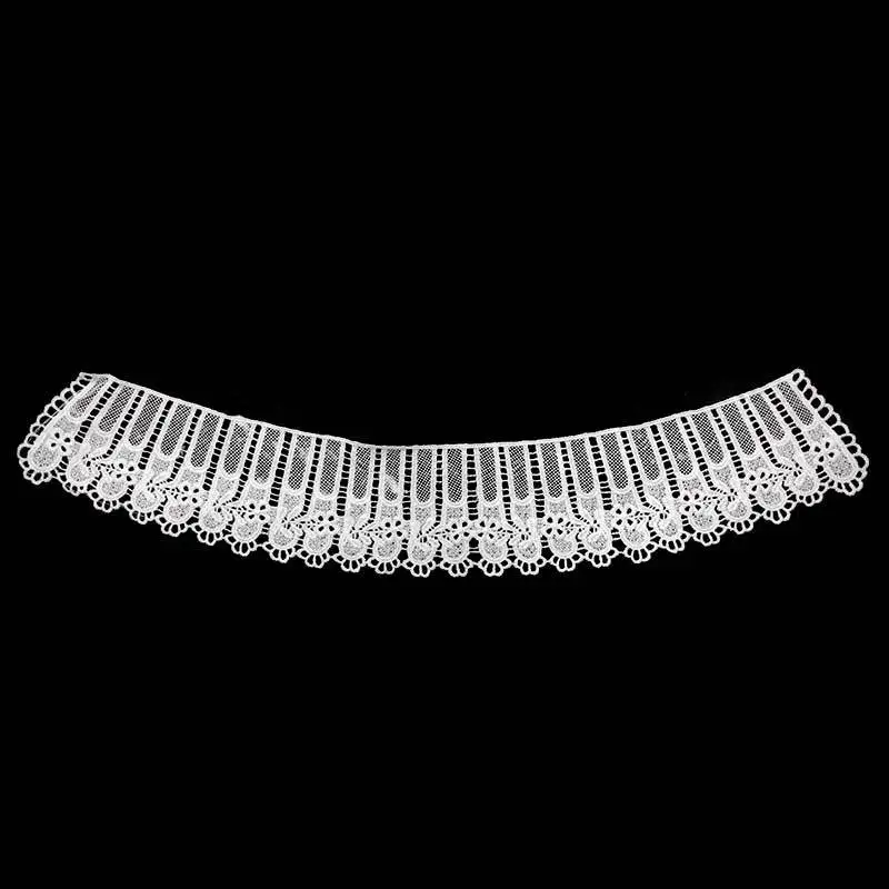 Водорастворимый кружевной воротник искусственный шелк вышитый галстук женские