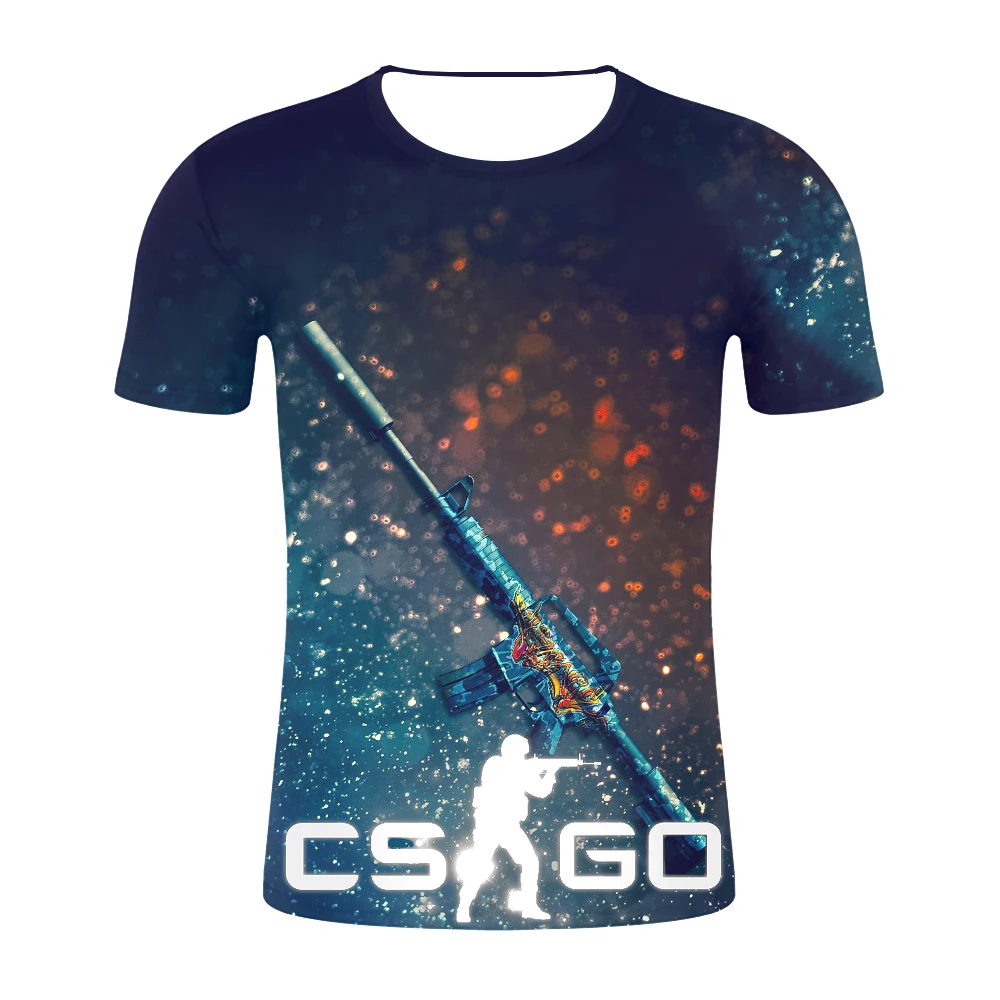 CS GO футболка для геймеров 2019 горячая Распродажа счетчик Страйк глобальная атака