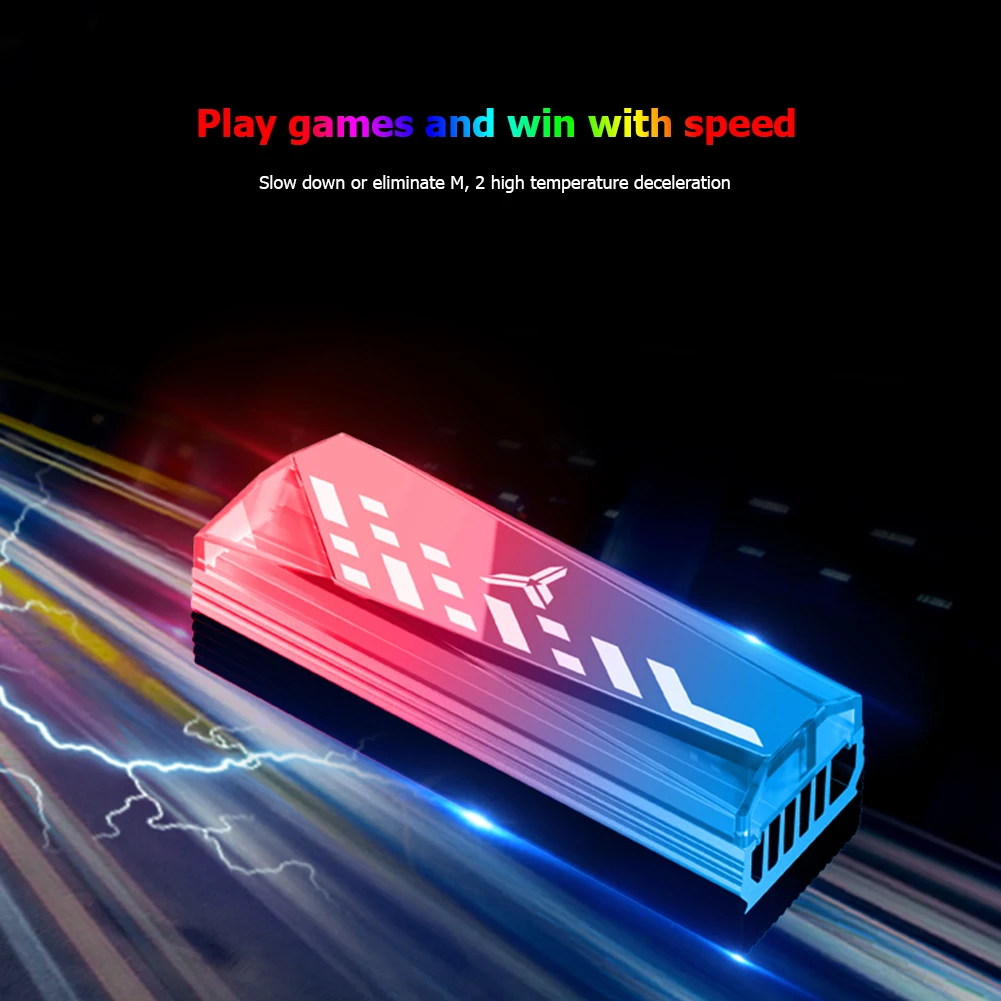 Jonsbo радиатор SSD кулер M.2 2280 твердотельный накопитель на жестком диске RGB
