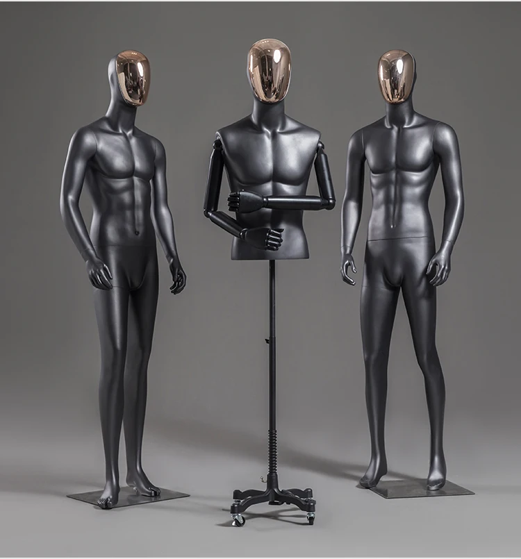 

Shiny Mannequin Black Manikin Men Style On Show