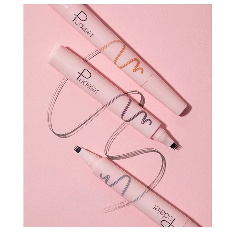 Waterproof Microblading Long Lasting Eyebrow Pencil Makeup-Eyebrow Tattoo Pen Fine Sketch Enhancer Fork Tip | Красота и здоровье