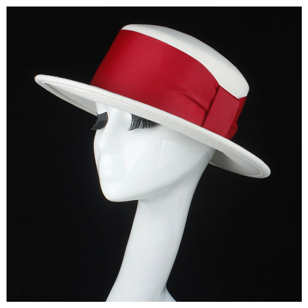 Шляпа Федора женская с широкими полями из 100% шерсти 56 58 см|Мужские фетровые шляпы|