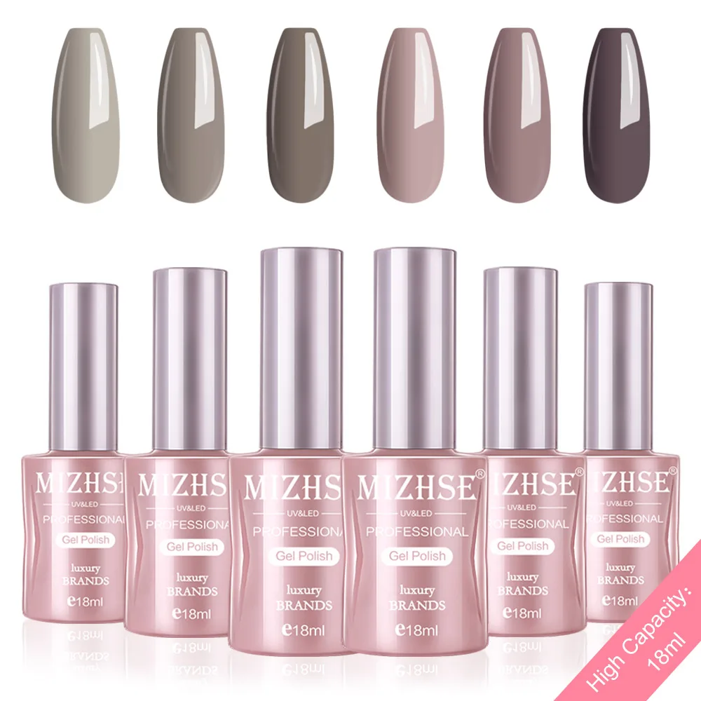 P38 MIZHSE набор гель-лака UV Vernis Полупостоянный Гель-лак лаковое гелевое покрытие для ногтей Отмачивание Чистый Цвет Гель-лак Подарочная коробка салонные наконечники - Цвет: P38