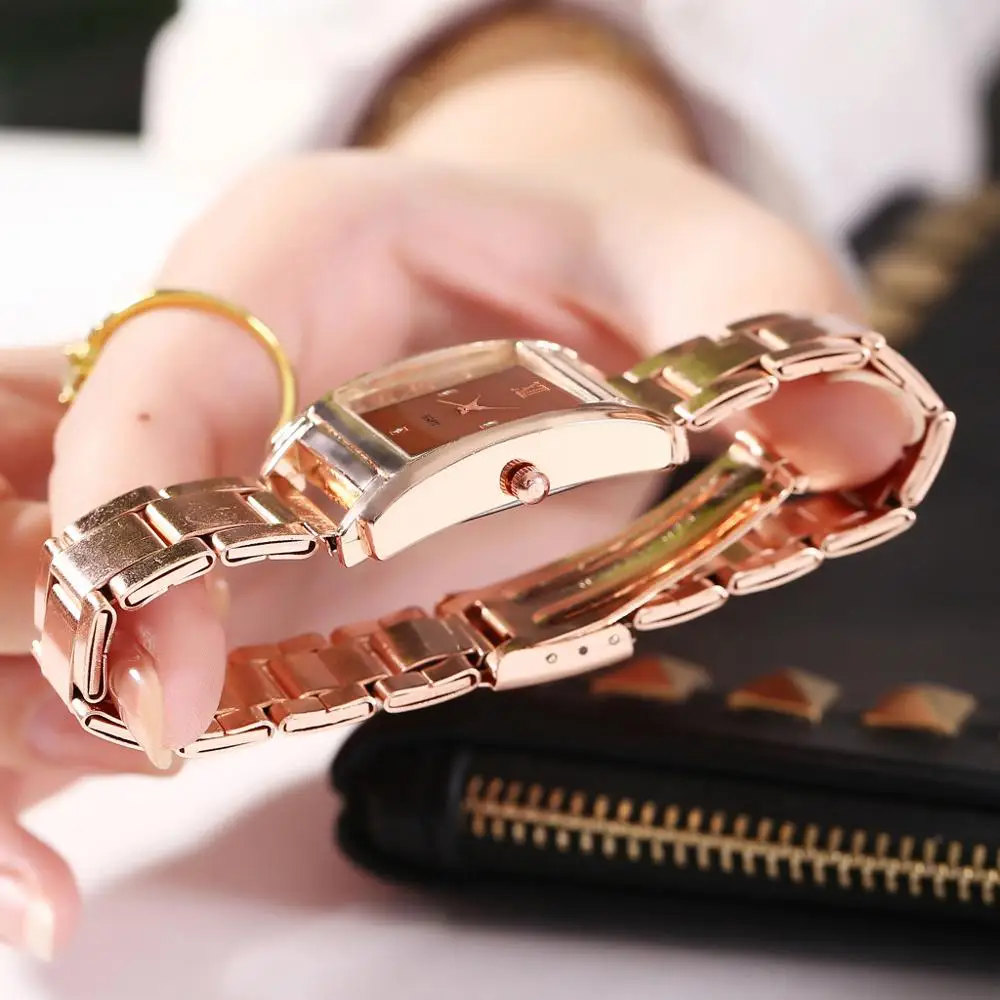 2019 женские новые роскошные модные часы минималистичные кварцевые с