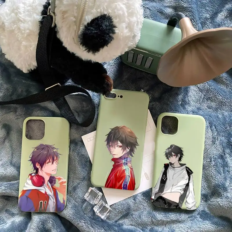 

Division Rap Battle anime Phone Case Candy Color for iPhone 6 7 8 11 12 s mini pro X XS XR MAX Plus