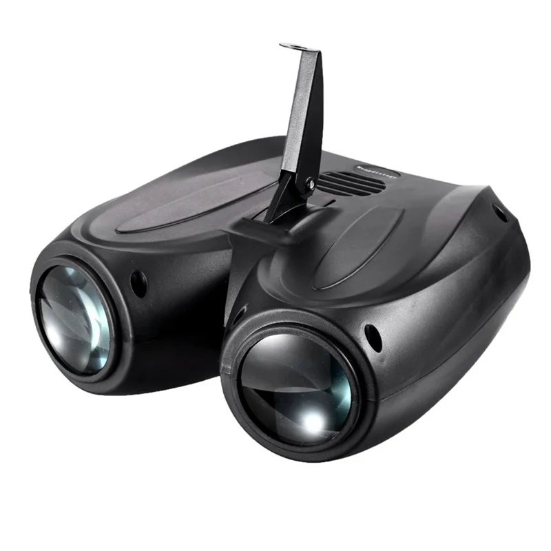 

Портативная музыка, автоматическая/звуковая активация, 128 светодиодов, RGBW, двойная головка, лазерный сценический эффект, освещение для клуб...