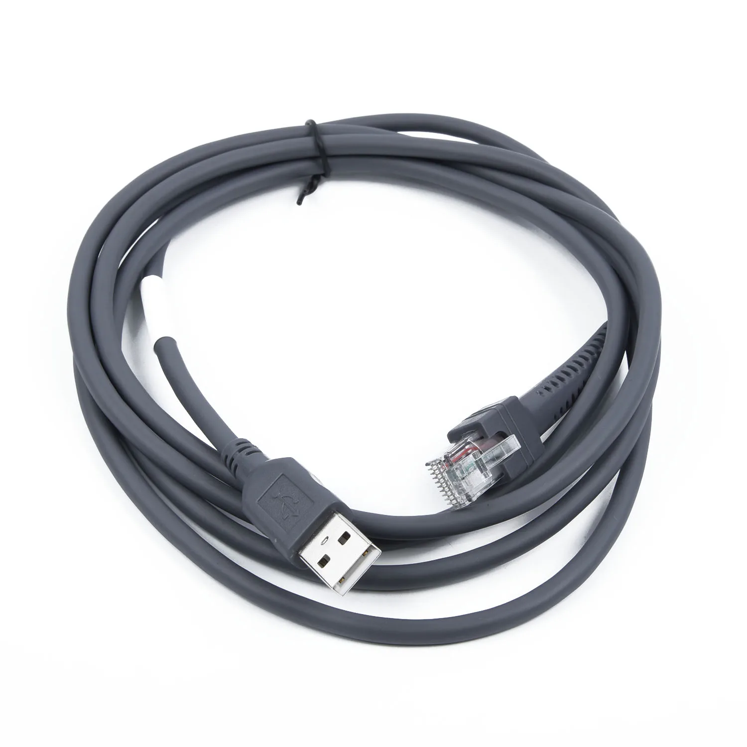 

USB Cable Adapter Symbol Barcode Black Scanner LS1203 LS2208 LS4208 AP DS9208