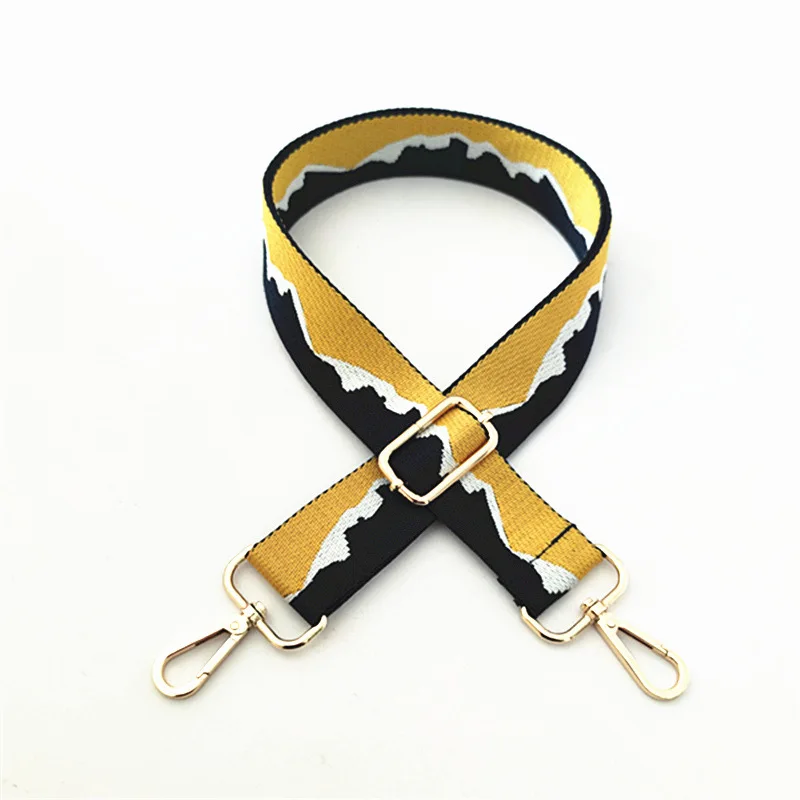 

Wave Pattern Female Bag Strap Fashion Bag Shoulder Belt Adjustable Single Shoulder Diagonal Long Shoulder Strap Bag Accessories