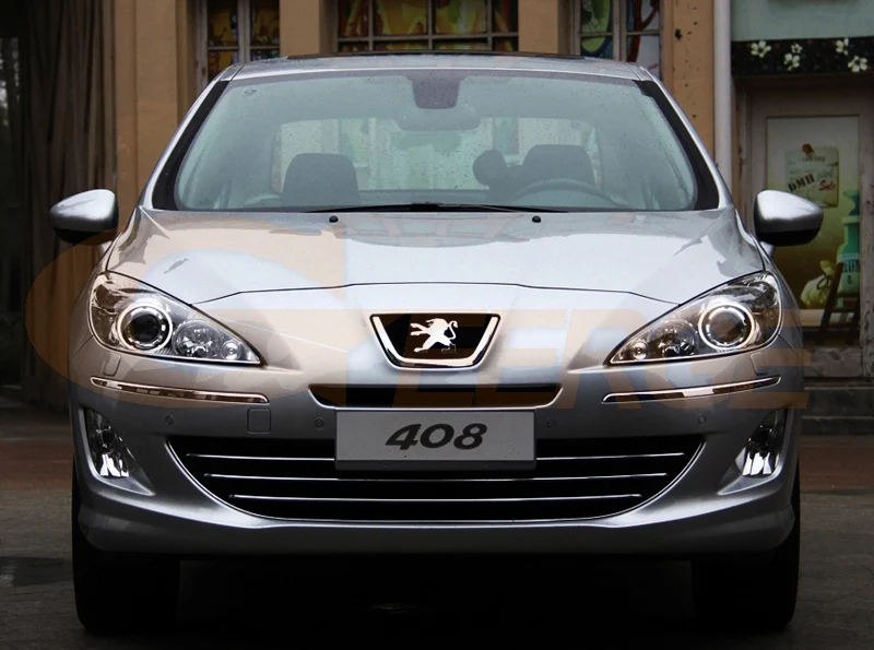 

For Peugeot 408 Pre LCI 2010 2011 2012 2013 2014 projector headlight Excellent Ultra bright CCFL Angel Eyes Halo Rings kit