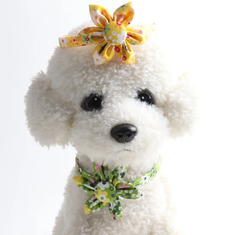 

Ожерелье для домашних питомцев, дизайнерская Роза, собака, ошейник принцессы, кошка, щенок, украшение на голову, Рождественская вечеринка, свадьба, товары для питомцев