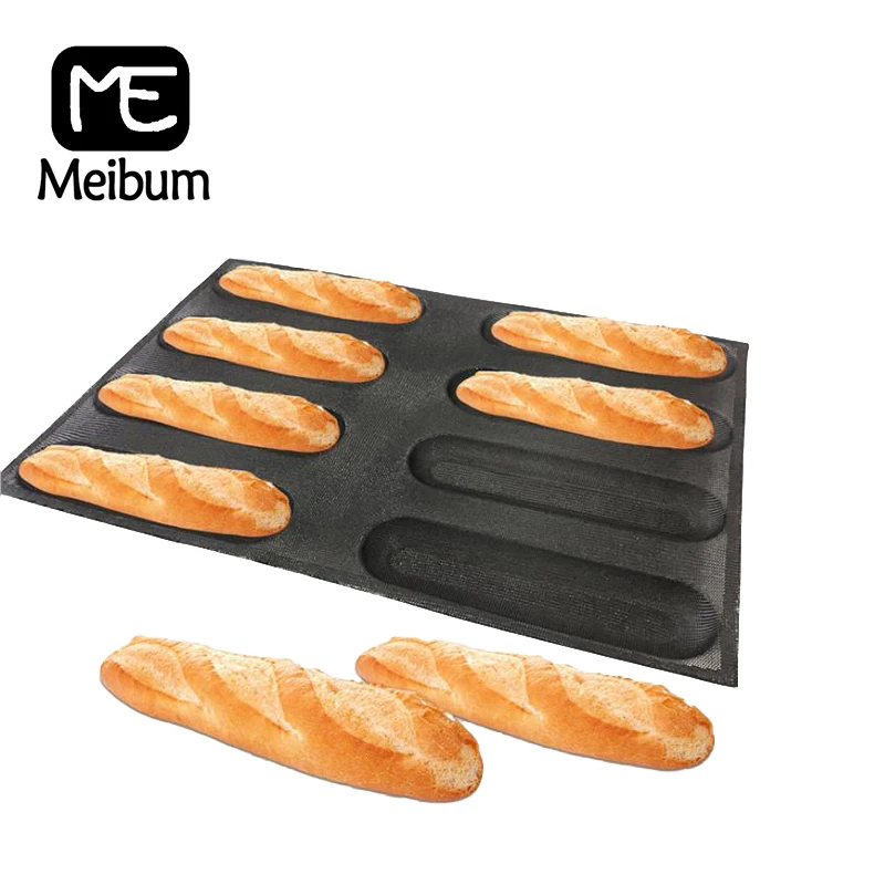 

Овальная антипригарная силиконовая форма для выпекания хлеба, 8 ячеек