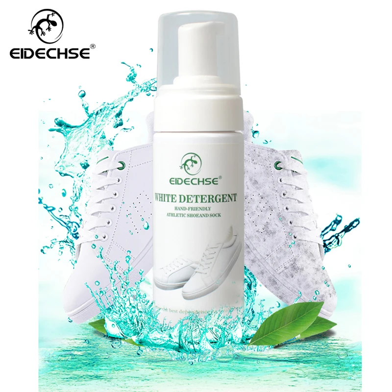 

Wash Free White Shoes Foam Clean Liquid Sneakers Whitener Cleaner Polish Detergent