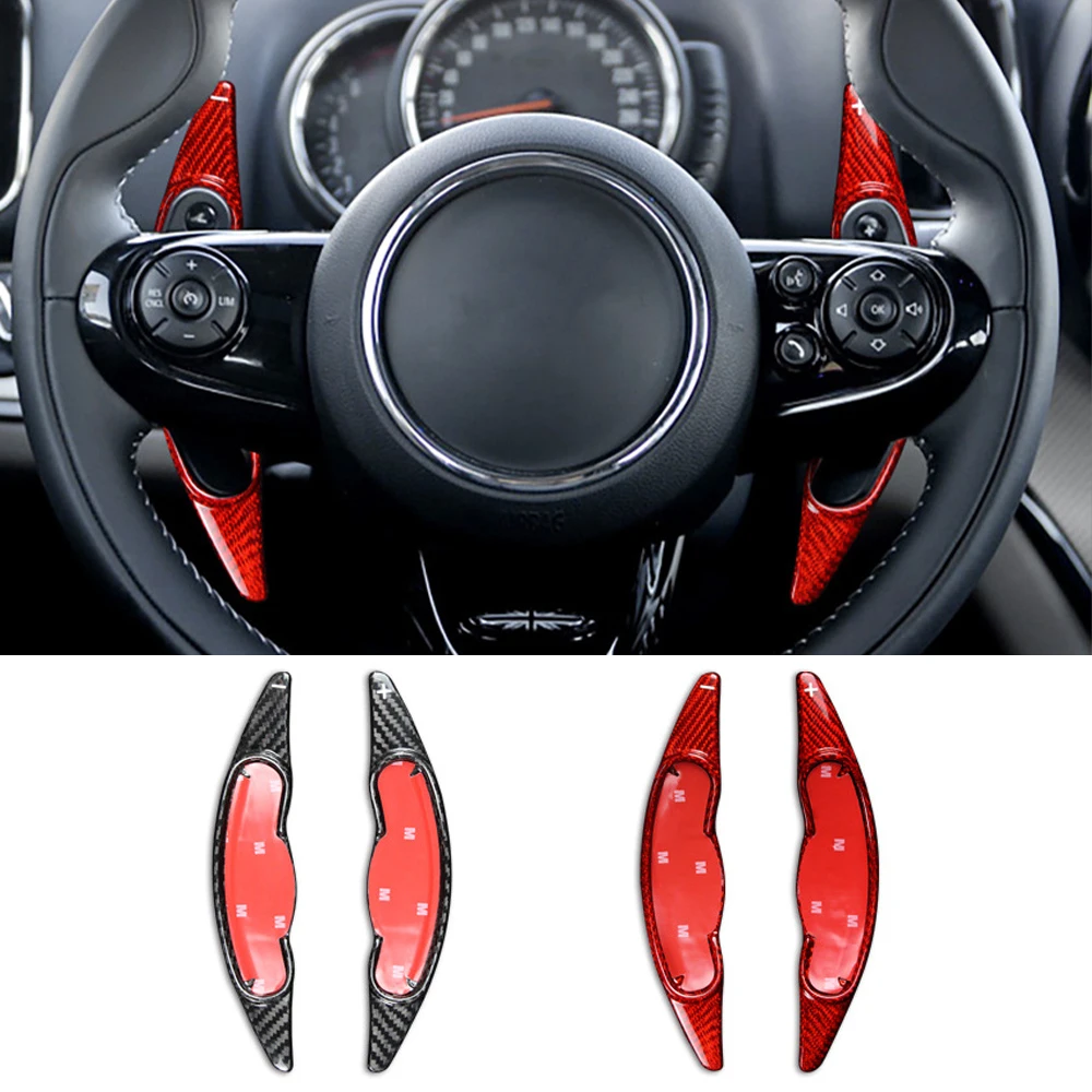 

Car Steering Wheel Paddle Shift For Bmw Mini Cooper JCW F54 F55 F56 F60 F Series Real Carbon Fiber DSG Extension accessories