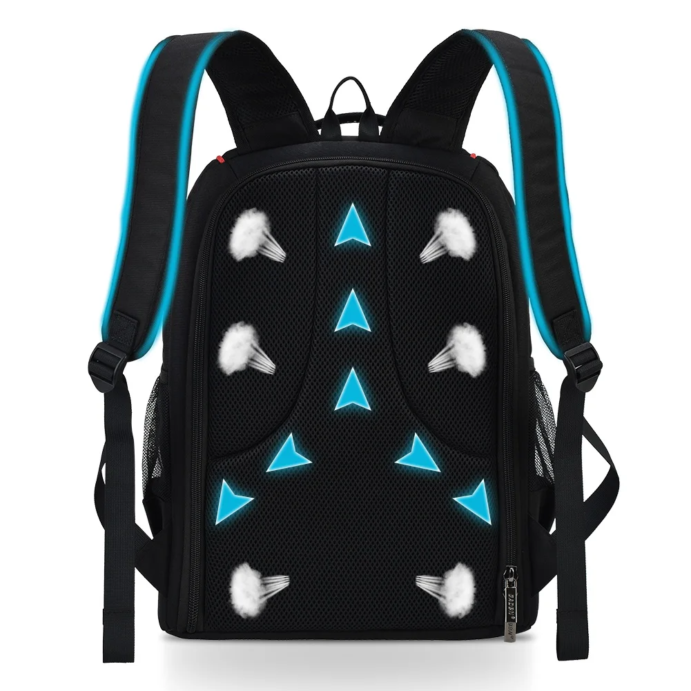 CADeN фотография сумка mochila fotografia DSLR камера сумки через плечо рюкзак для ноутбука Canon Nikon Путешествия противоударный объектив чехлы