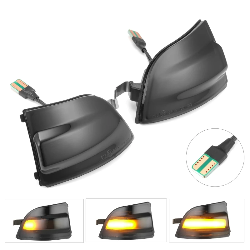 Светодиодный динамичессветильник поворотник для Ford ретранслятор боковых