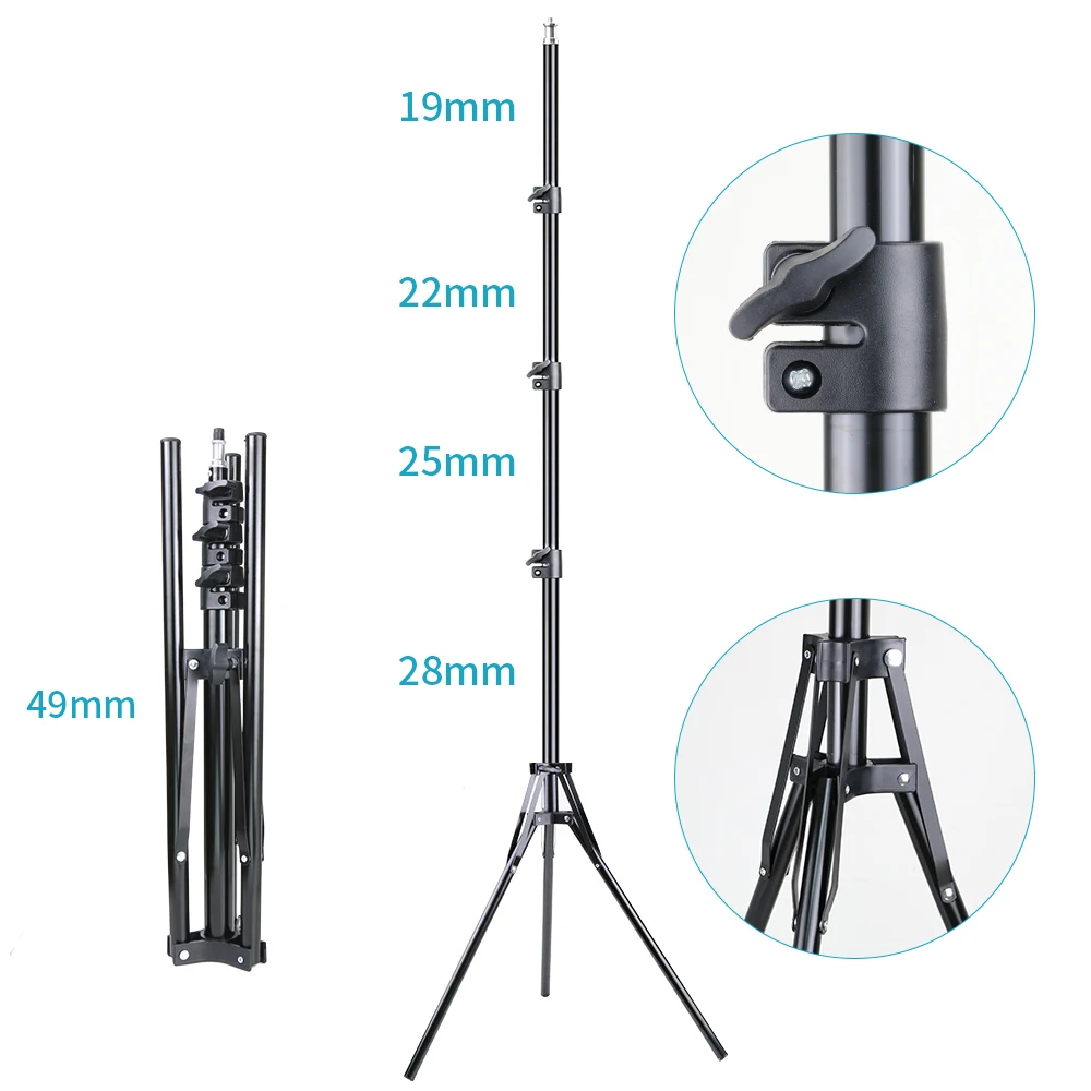 45cm 18 Inch LED Ring Light Dimmable Selfie Lamp With Tripod Stand Phone Holder For Video Live Profissional Photography Lighting |