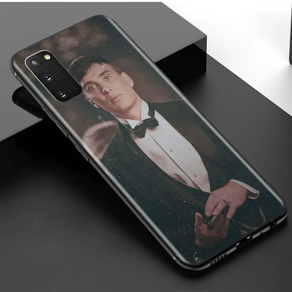 

Phone Case For Samsung Galaxy S21 S20 Ultra Plus FE S10 Lite S9 Silicone Cover Peaky Blinders Man TPU Soft Shell