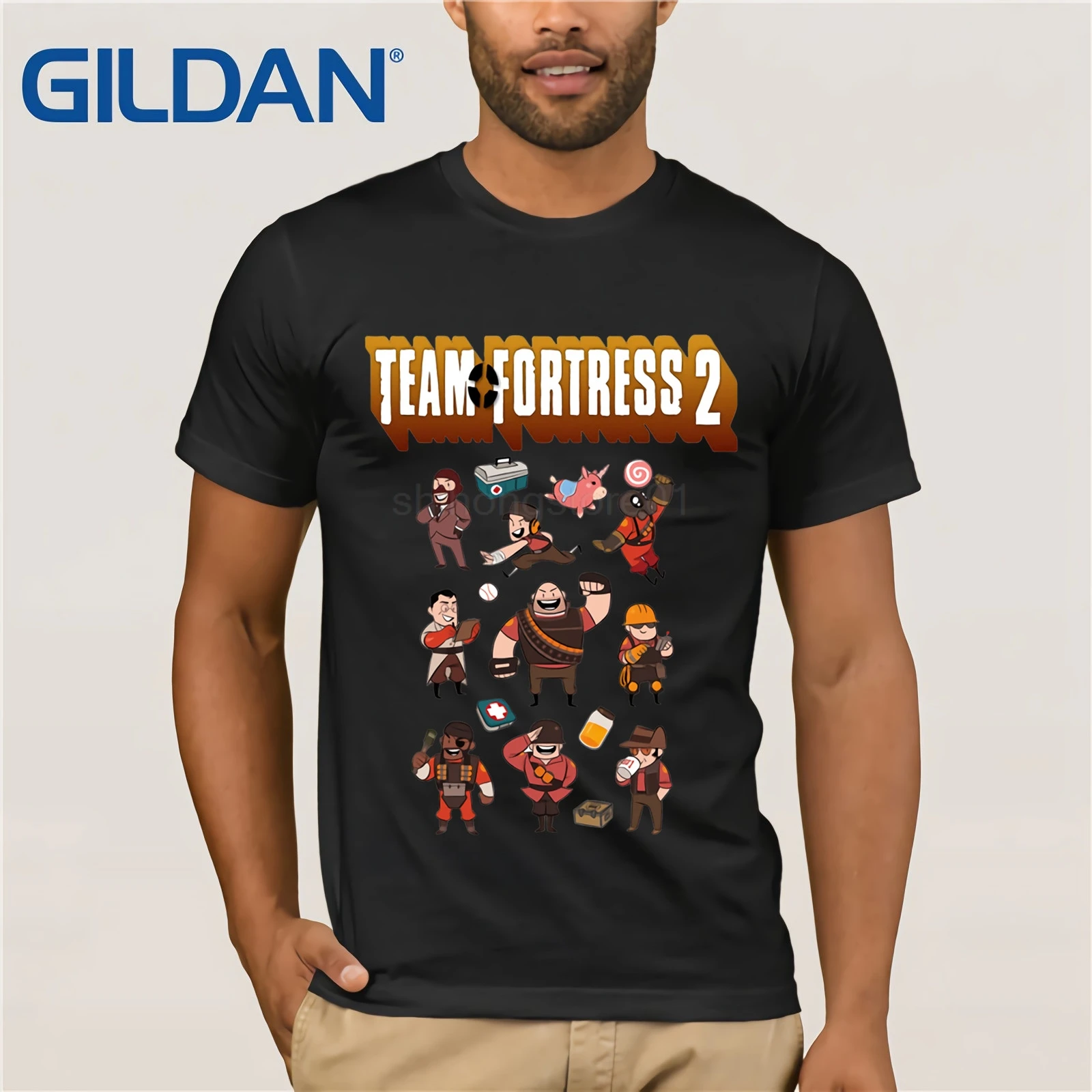 Новинка 2019 красная классная футболка команды крепости 2 новые мужские футболки