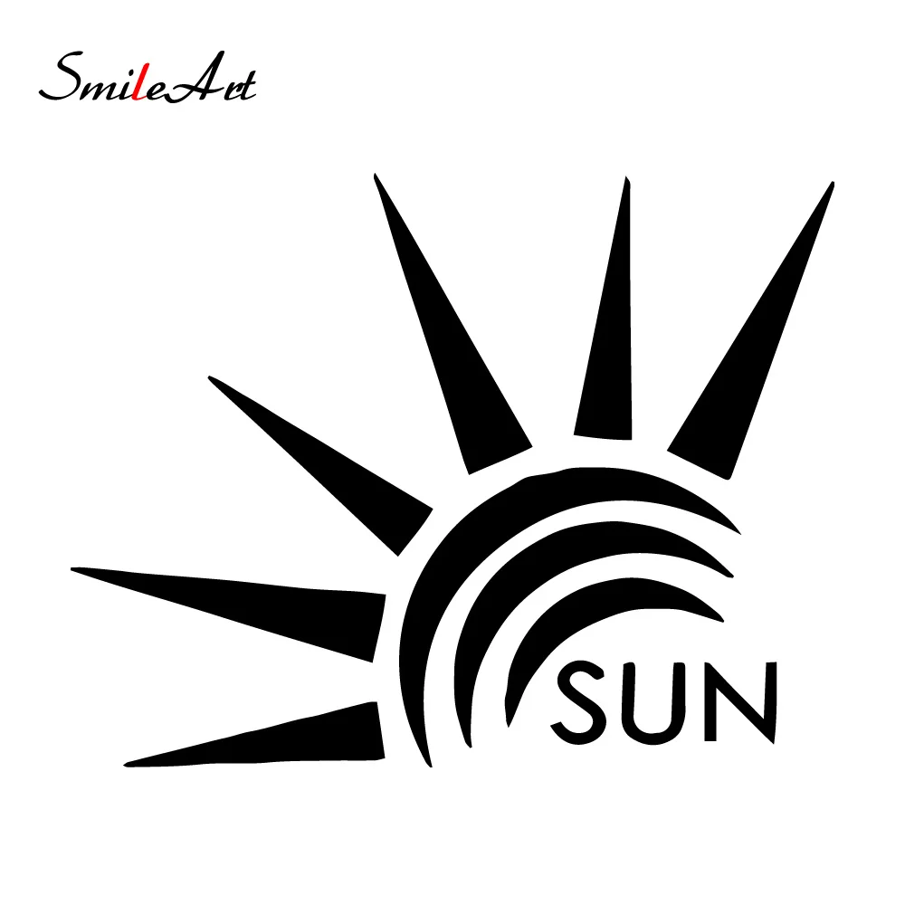 Веселые Солнечные наклейки Voiture кузов машины окно авто украшение автомобиля