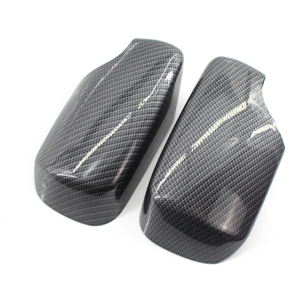 Rearview Mirror Cover Cap Carbon Fiber / Black For BMW E46 E39 4door 325i 330i 525i 530i 540i 1998 1999 2000 2001 2002-2005 | Автомобили и