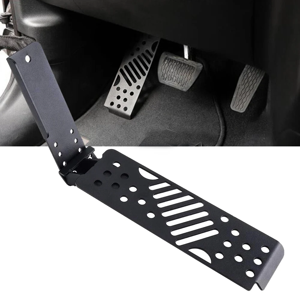 

Car Pedal Left Foot Rest Pedal Metal Auto Footrest Peg Pad Cover For Jeep Wrangler JL JLU 2018+