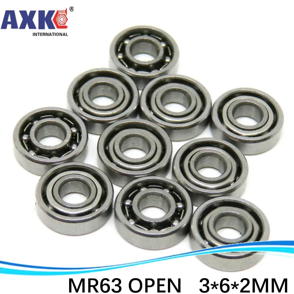 Бесплатная доставка Миниатюрный подшипник MR63 3*6*2 мм для хобби и промышленности Rc