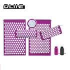 Набор подушек для акупрессуры, акупрессуры лотоса подушка для занятий йогой, аппликатор Кузнецова, массажер для спины боль в ноге, коврик шакти