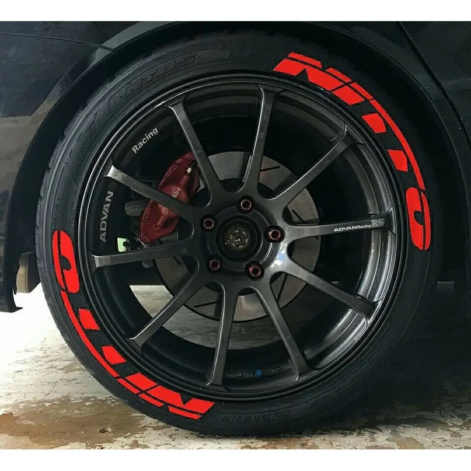 Nitto шины подходят наклейки для шин надпись подходит 14 &quotдо 22&quot (10 наклеек