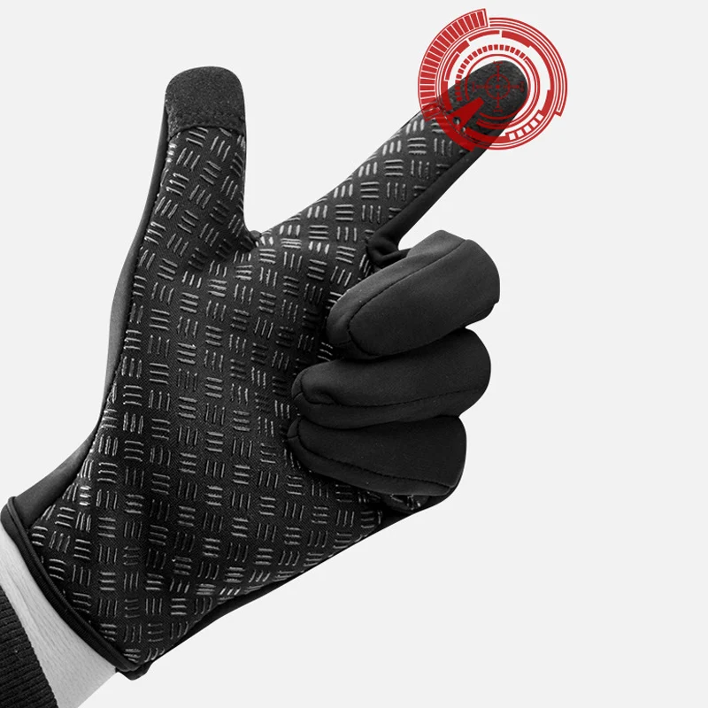 Ветрозащитные перчатки дышащие теплые Нескользящие для пеших прогулок