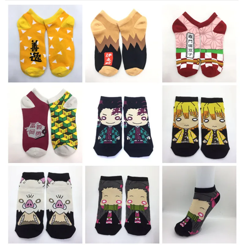 Носки для косплея мужчин и женщин с аниме ниндзя рассекающий демонов |