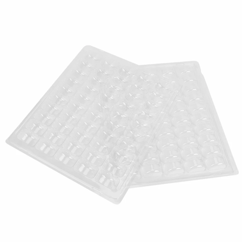 

Clear PET Closeable French Macaron Storage Trays - Holds 50 Macarons Per Set - Pack of 4Sets
