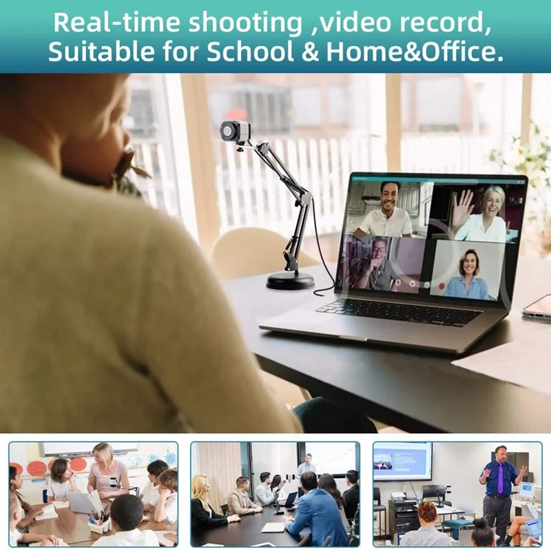 8MP Document Camera for Teachers 4K High Definition USB Portable Scanner Multi-Languages OCR Distance Education | Компьютеры и офис