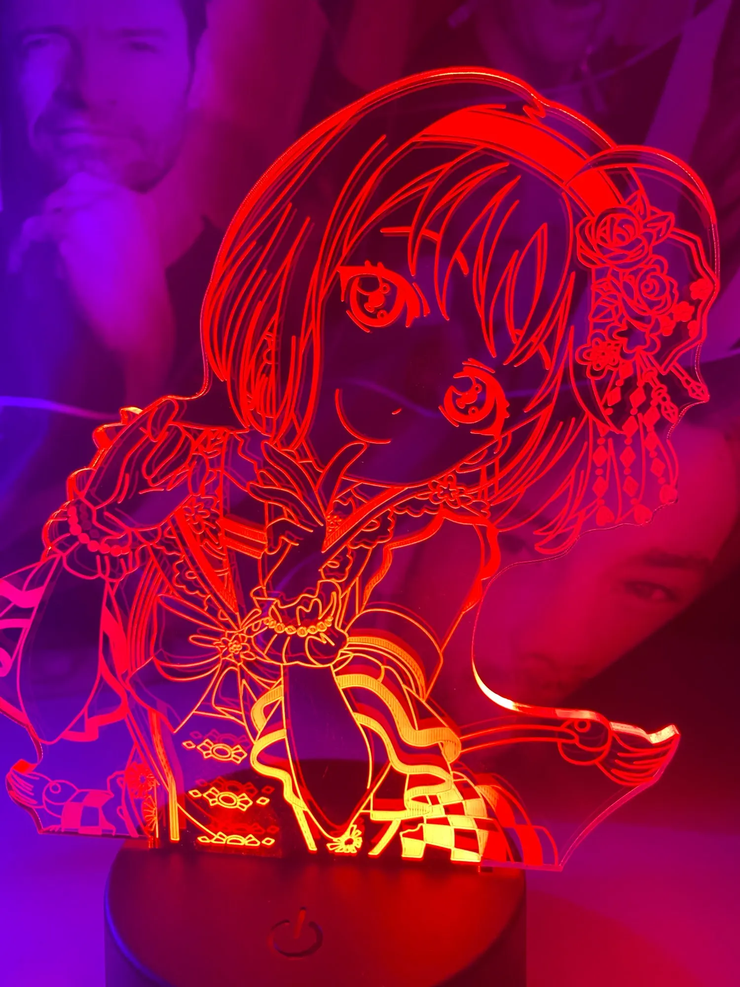 3D эва светильник с аниме Евангелионы рисунок RGB Светодиодный Ночник Новинка