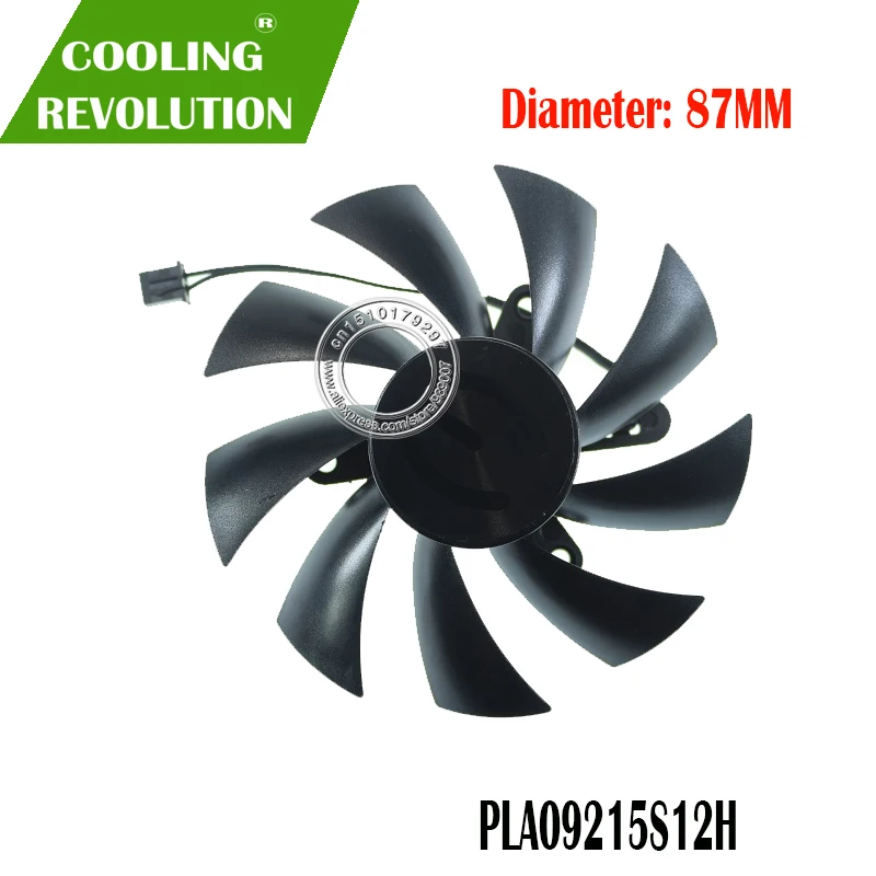 Графический вентилятор PLA09215S12H DC12V 0.55A 2PIN для EVGA GEFORCE GTX 750 Ti SC MINI ideo, охлаждающий вентилятор для видеокарты