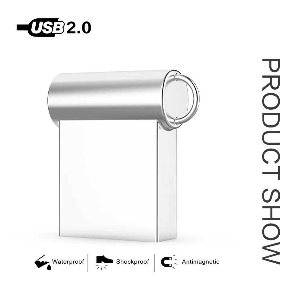Супер мини металлический usb флэш накопитель 64 ГБ 32 16 8 4 портативный 128 Гб карта