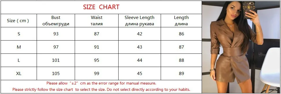 

Mandylandy Autumn Winter Sexy PU Dress Women's Fashion Solid Color Long Sleeve Slim Fit High Waist Turn-down Collar Slit Dress