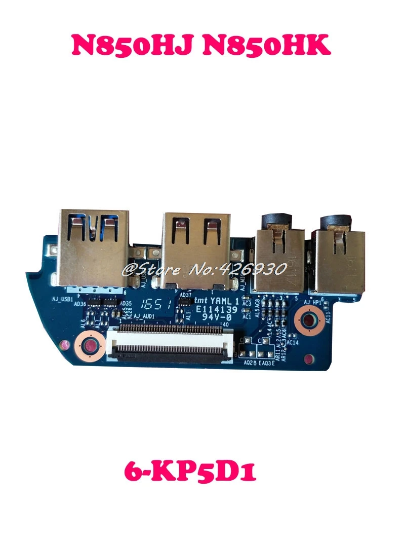 USB плата для ноутбука CLEVO N850HJ N850HK 6 KP5D1 71 N8508D03 N8508 D03 Новинка|Компьютерные кабели и