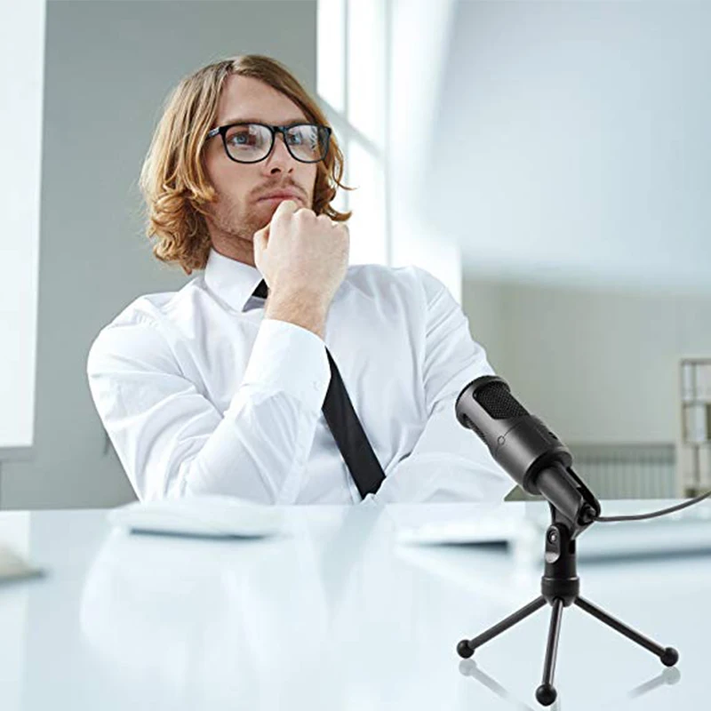 

FELYBY Computer Microphone USB microphone for Youtube Chatting Recording Singing on Internet or Karaoke Wired Mic