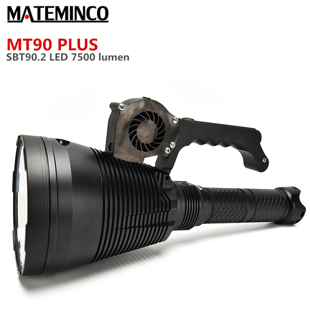 MATEMINCO MT90 плюс супер мощный фонарик комплект SBT90.2 Светодиодный max 7500 люмен