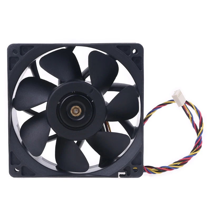

For QFR1212GHE QFR1212GHE-PWM 4Pin 12V 2.7A 12038 Server cooling fan 120*120*38mm for Bitcoin Miner
