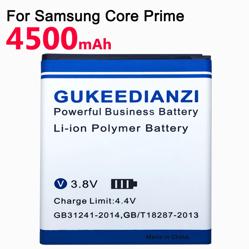 GUKEEDIANZI батарея EB BG360CBC для Samsung Galaxy J2 Win 2 Duos ТВ/Core Prime SM G360 /3606/3608/3609/360BT/361 4500