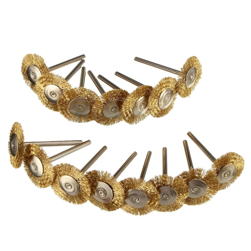 45pcs Copper Wire Brush Wheel Sanding Accessories For Rotary Grinder Tools | Обустройство дома