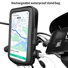 Держатель для телефона для мотоцикла с USB зарядным устройством, подставка для зеркала заднего вида мотоцикла, водонепроницаемая сумка для телефона для скутера, мотора, велосипеда для iPhone
