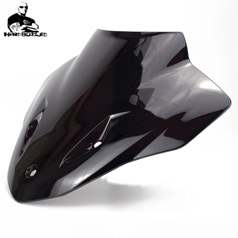 Черный мотоцикл лобовое стекло для BMW S1000R S 1000R 1000 R 2014 2015 двойные Пузырьковые