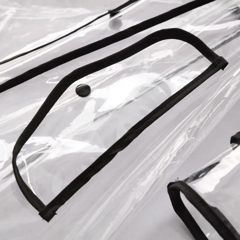 Прозрачный дождевик Yuding с поясом для женщин длинный Модный водонепроницаемый